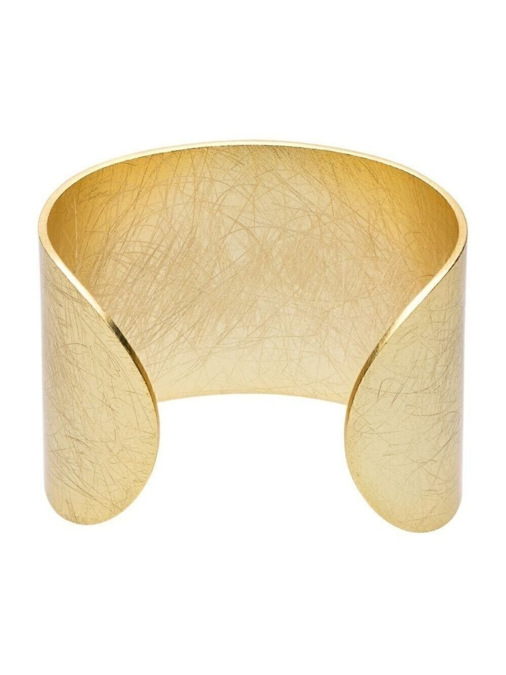 Gold Hammered Cuff - Picture 3 of 4